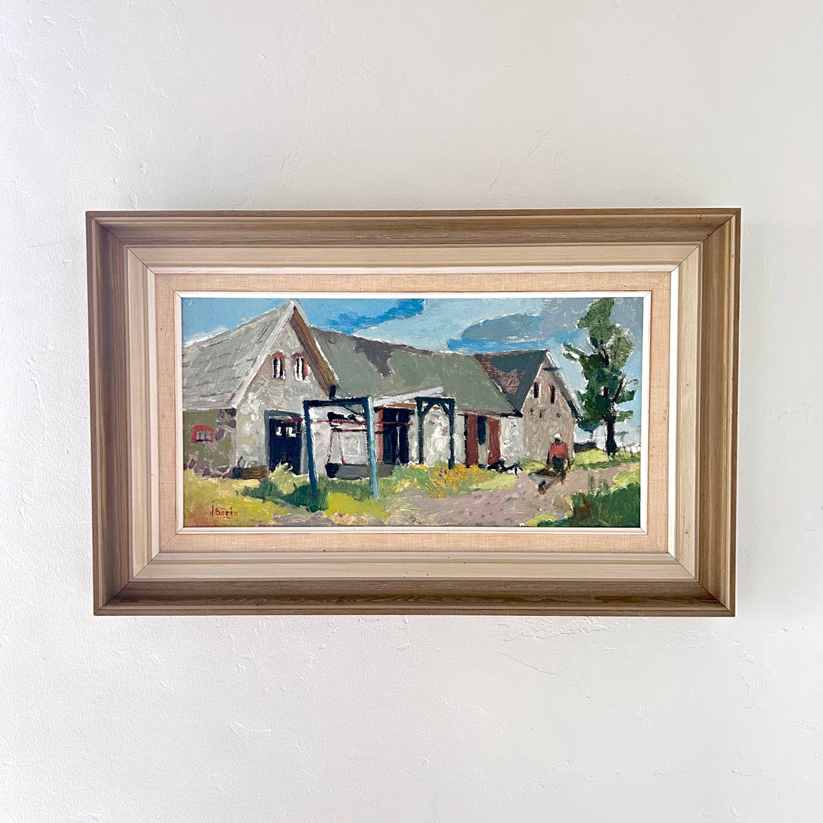 Working on the farm 23” x 14.5”