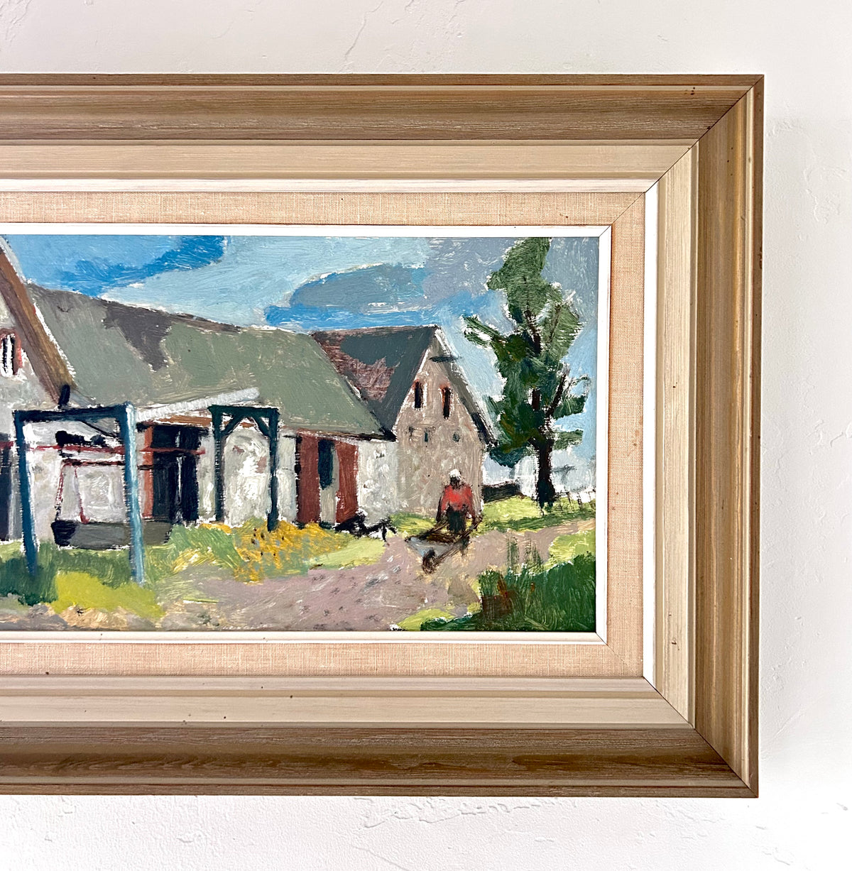 Working on the farm 23” x 14.5”