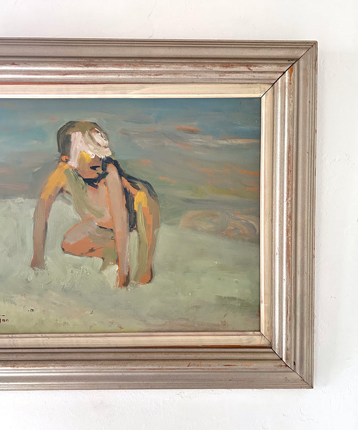 Sandy hair beach boy 25" x 20.5"
