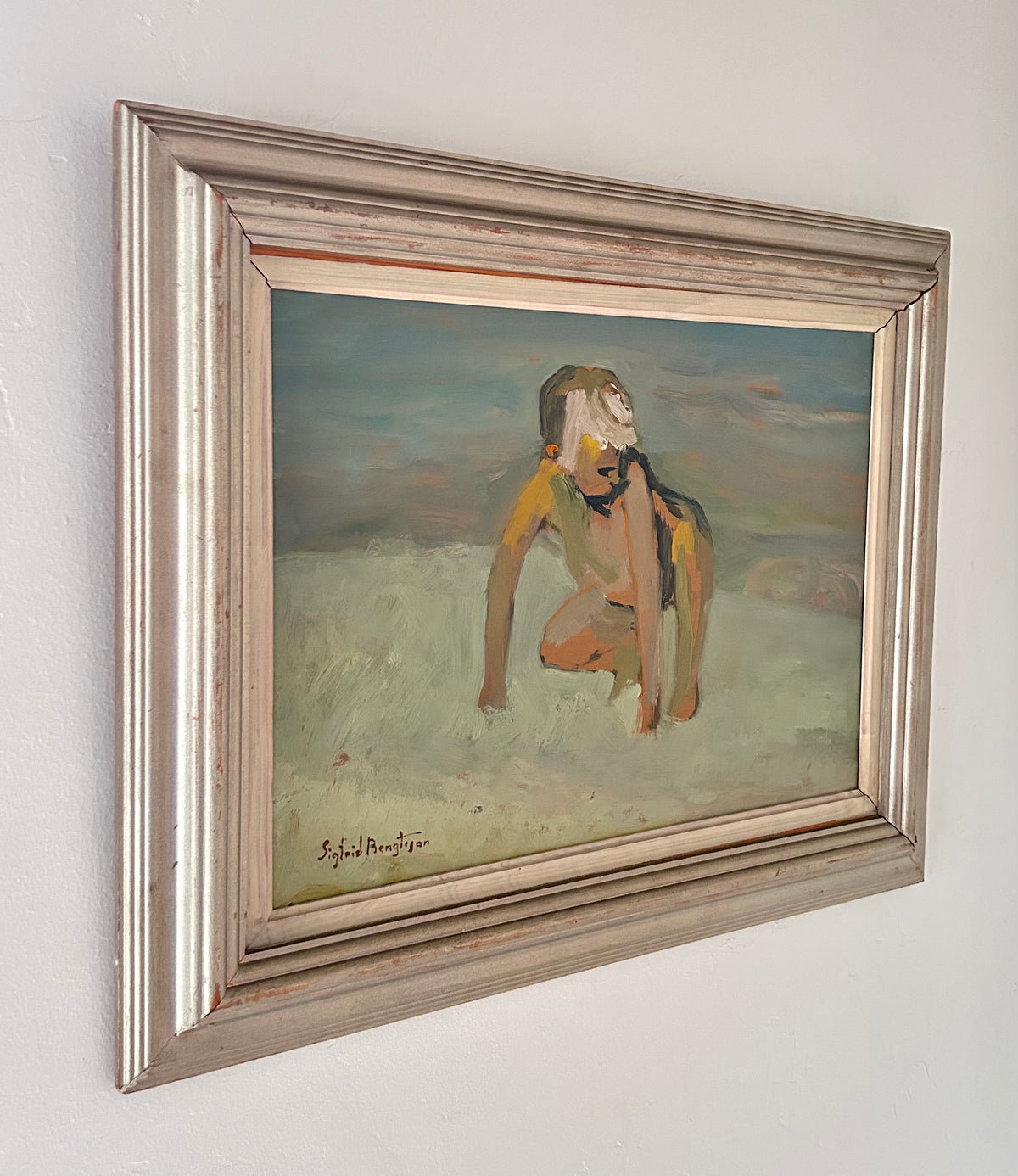 Sandy hair beach boy 25" x 20.5"