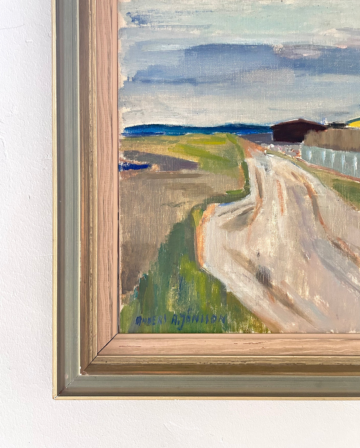 Calm country road 23.5” x 20.5"