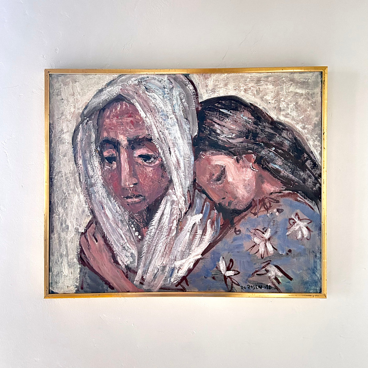 Sibling love 22" x 17.5"