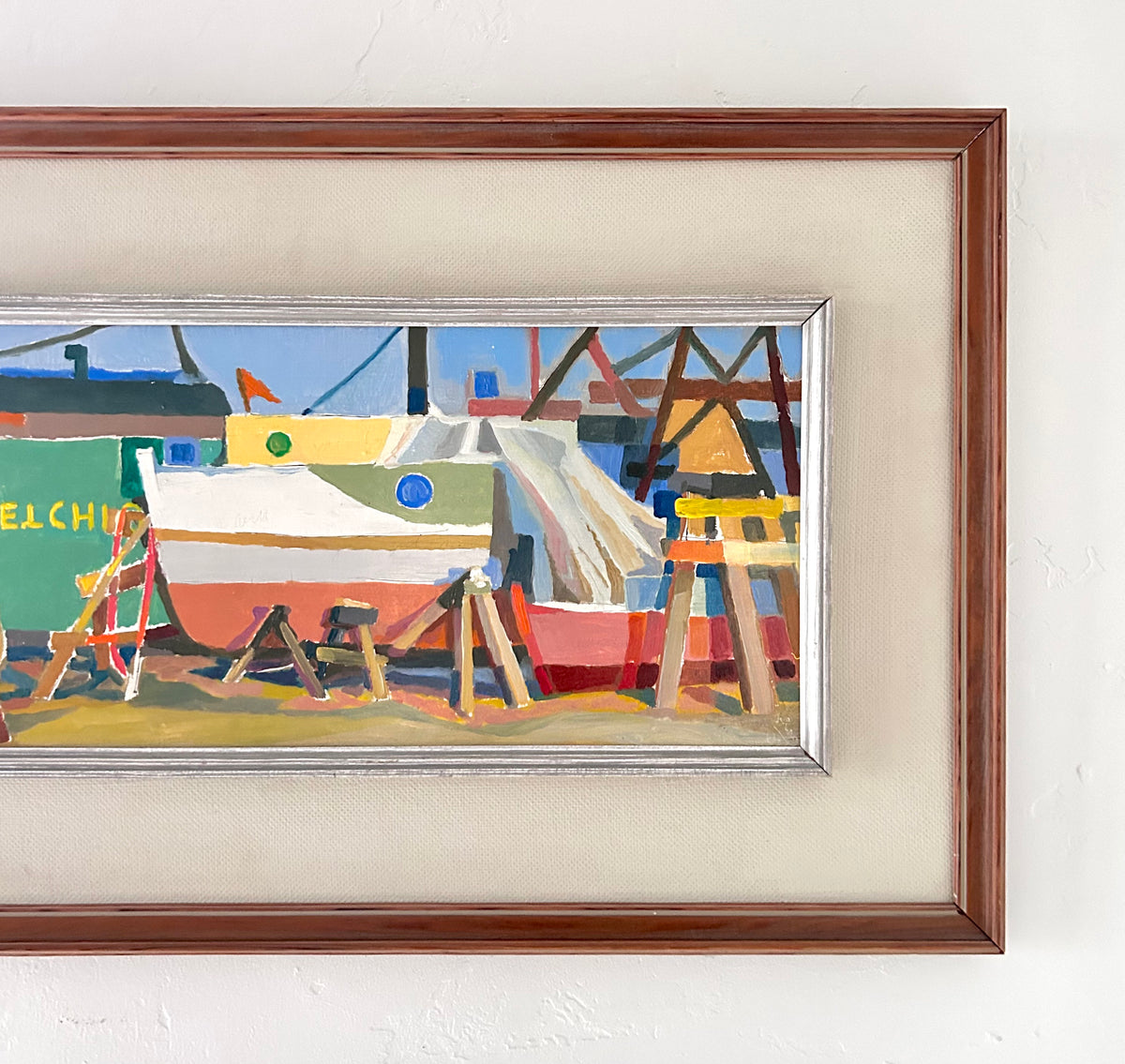 MCM boat yard 28" x 14"