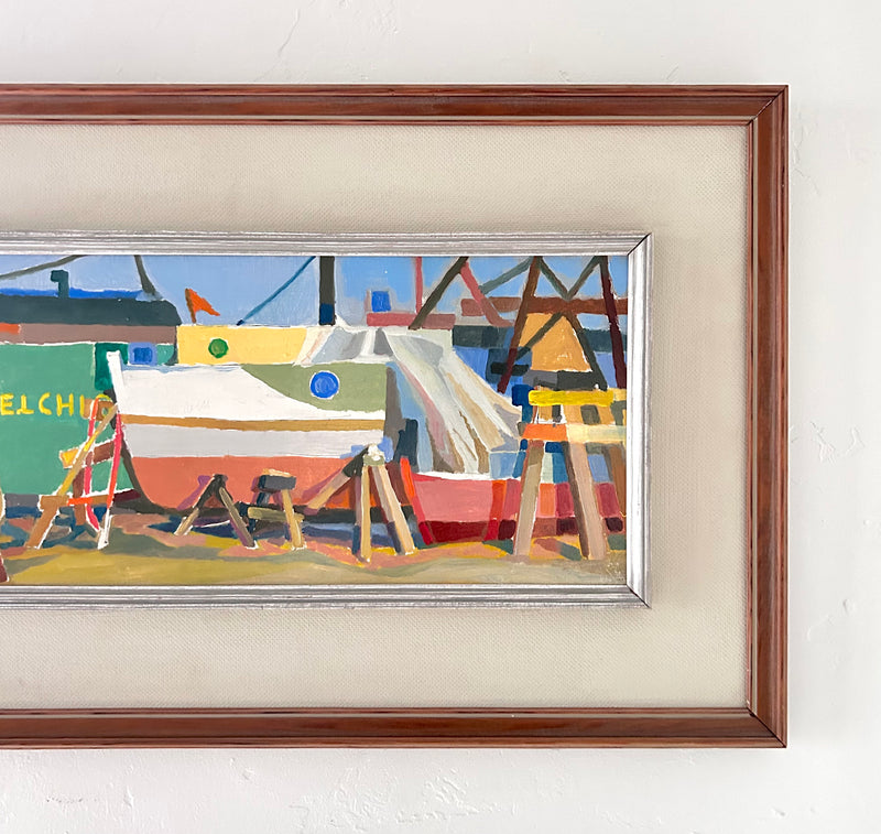 MCM boat yard 28" x 14"