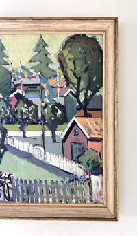 White picket fence 21.5" x 27"