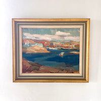 Expressionist sea landscape 25" x 21"
