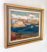 Expressionist sea landscape 25" x 21"