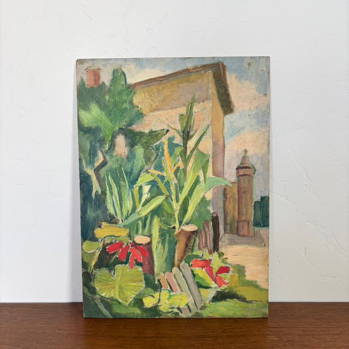 Mediterranean plants 10" x 14"