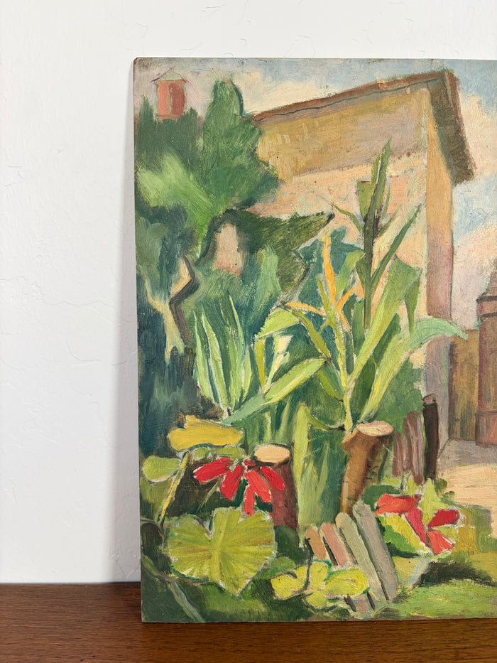 Mediterranean plants 10" x 14"