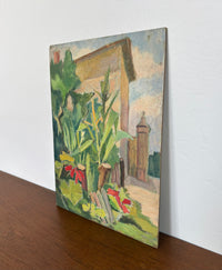 Mediterranean plants 10" x 14"