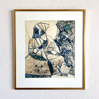 Monotype man 18.5” x 21”