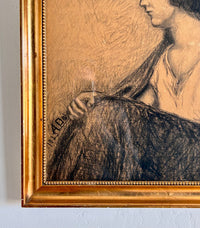 1923 Charcoal portrait 19” x 21.5”