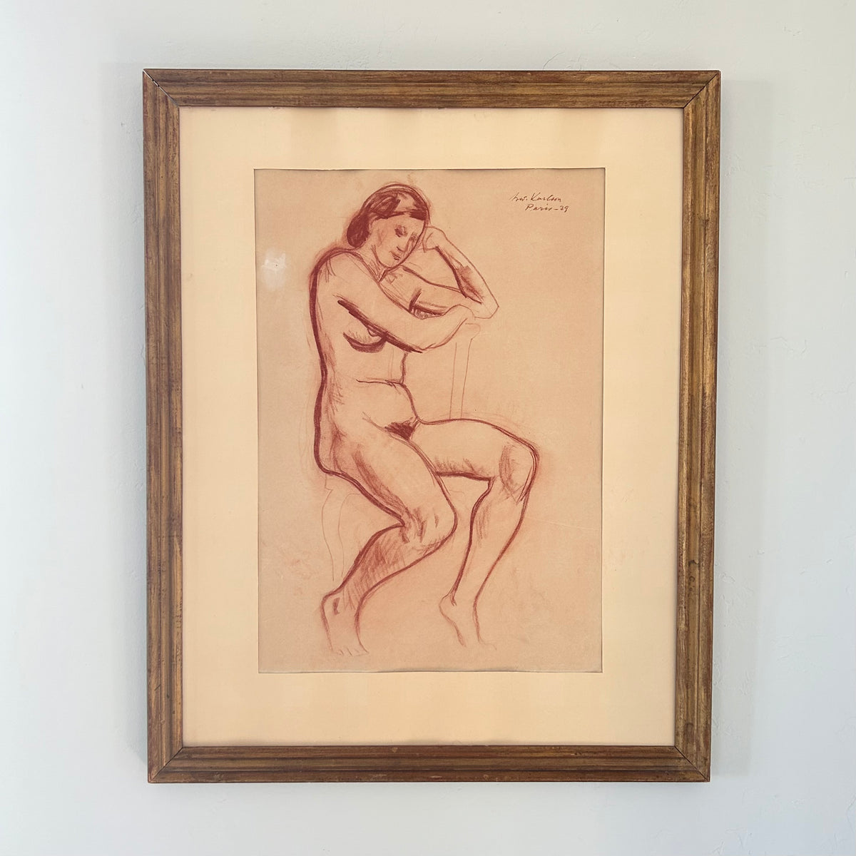Parisian nude study 22” x 27.5”
