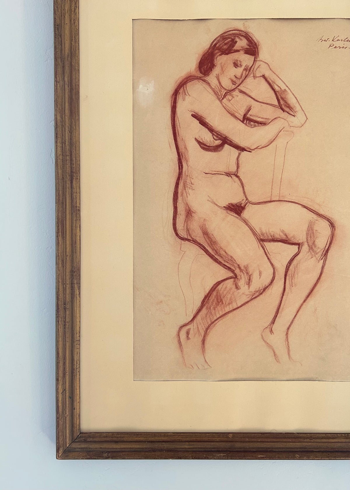 Parisian nude study 22” x 27.5”