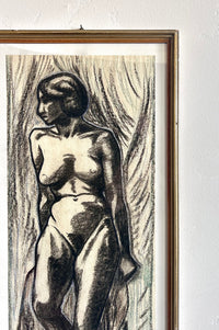 Charcoal nude 11" x 23"