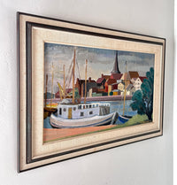 Scandinavian harbor 27.5" x 19"