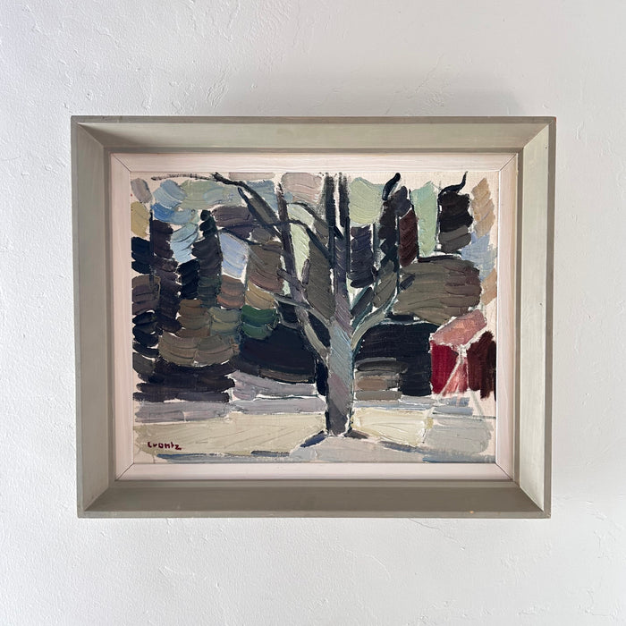 Impasto abstract tree 20" x 16.5"