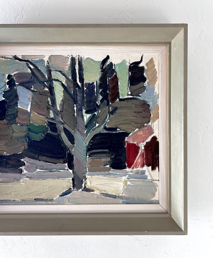 Impasto abstract tree 20" x 16.5"