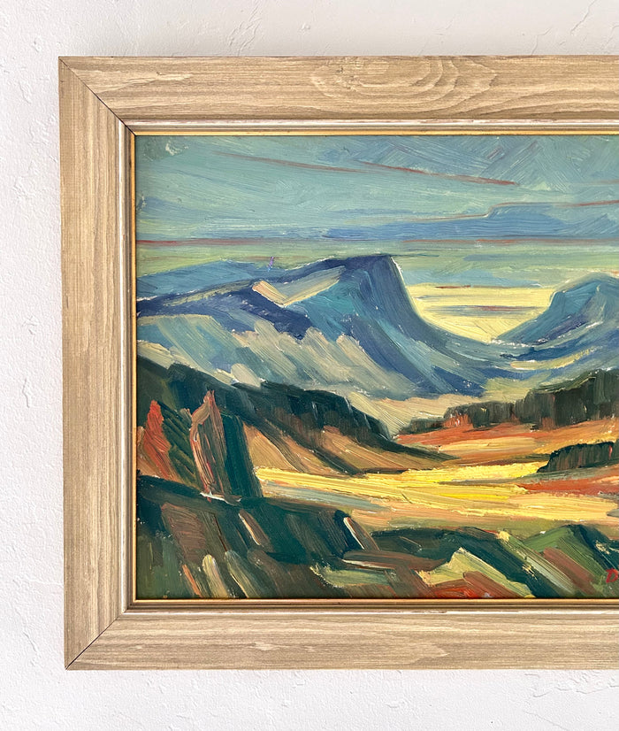 Expressive mountains 19.5” x 16.5”