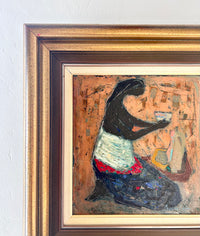 The woman and the offering 18” x 19”