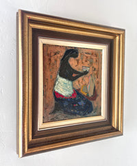 The woman and the offering 18” x 19”