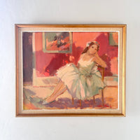 Ballerina sherbet walls 27” x 22.5”