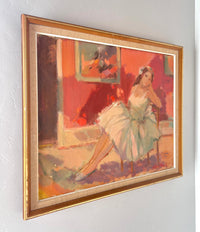 Ballerina sherbet walls 27” x 22.5”