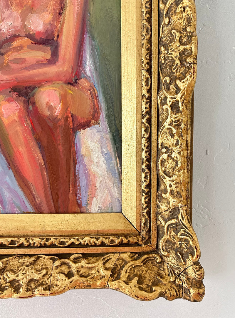 Baroque framed nude 12” x 17”