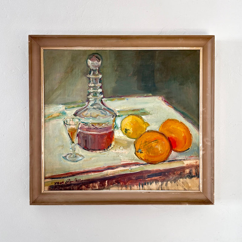 Carafe and citrus 20.5" x 19"