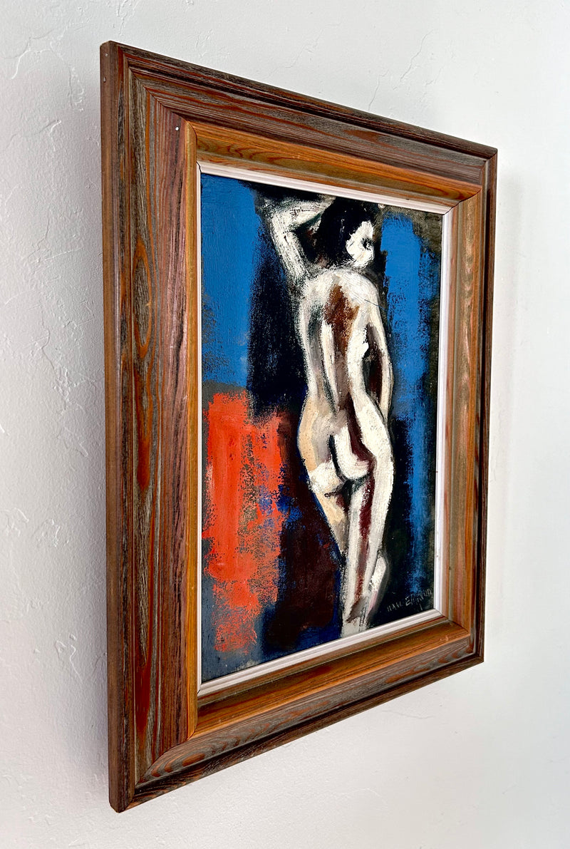 Color blocked nude 12.5” x 16”