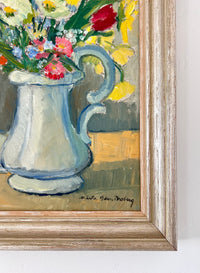 Teapot with flowers 18.5” x 20”