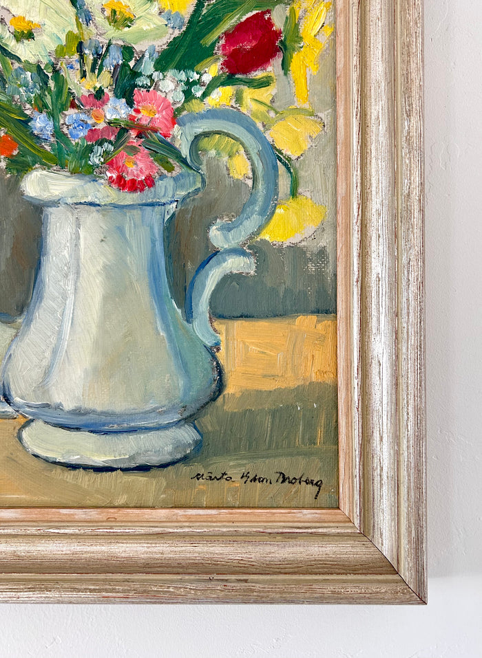 Teapot with flowers 18.5” x 20”