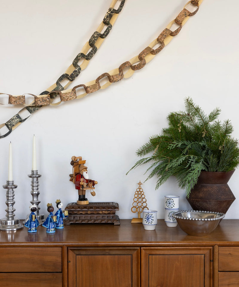 Sculptural Mexican candlesticks