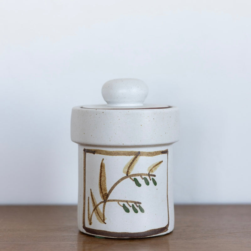Minimalist ceramic jar