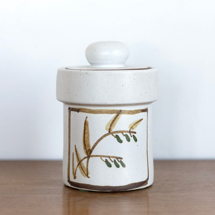 Minimalist ceramic jar