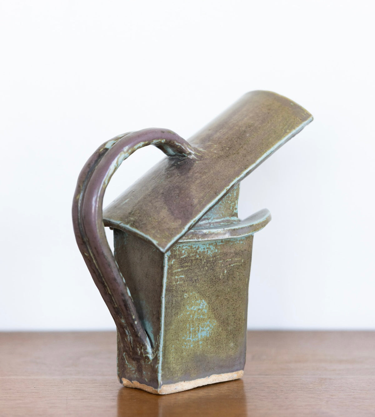 Studio pottery pitcher