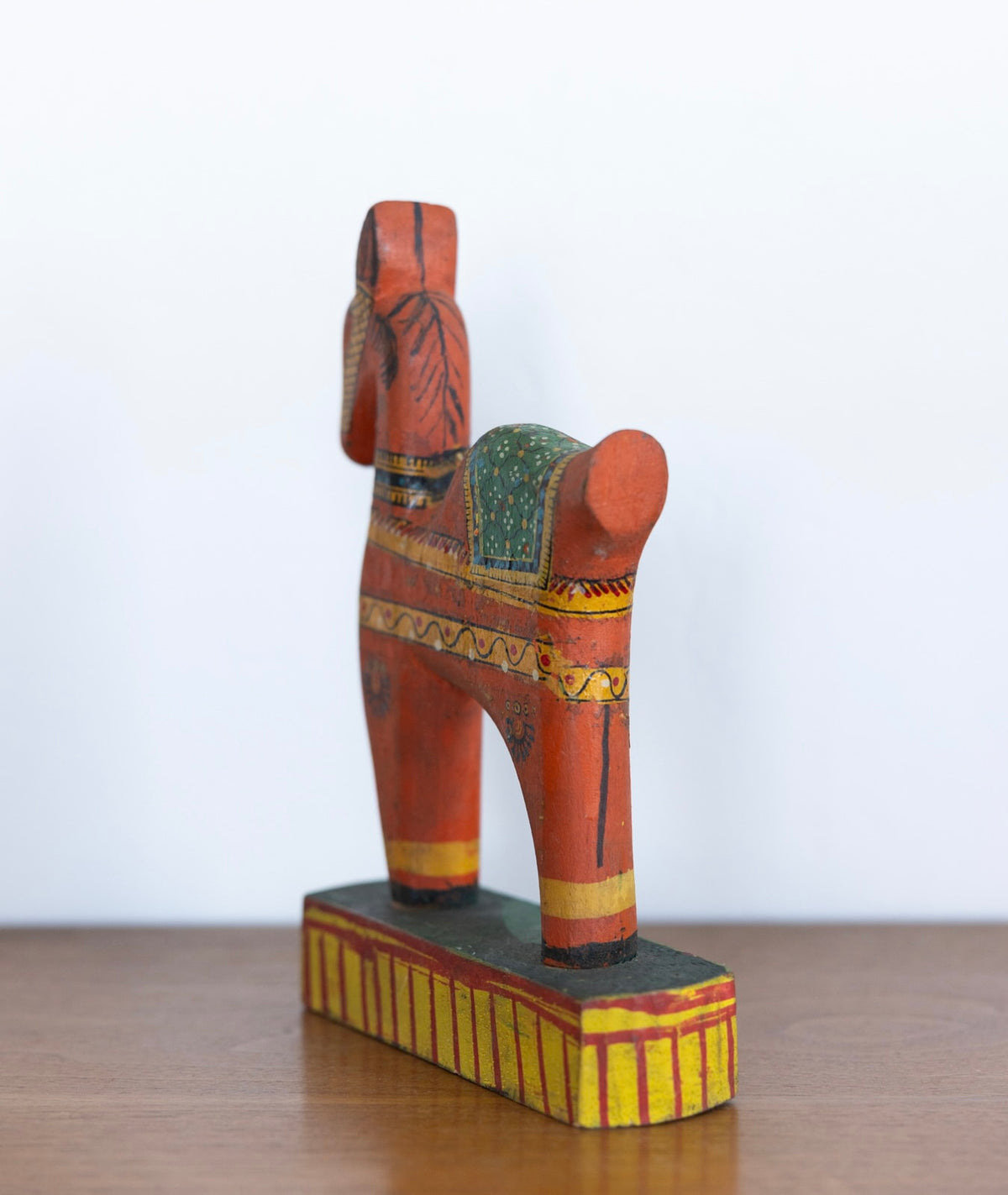 Folk art horse sculpture