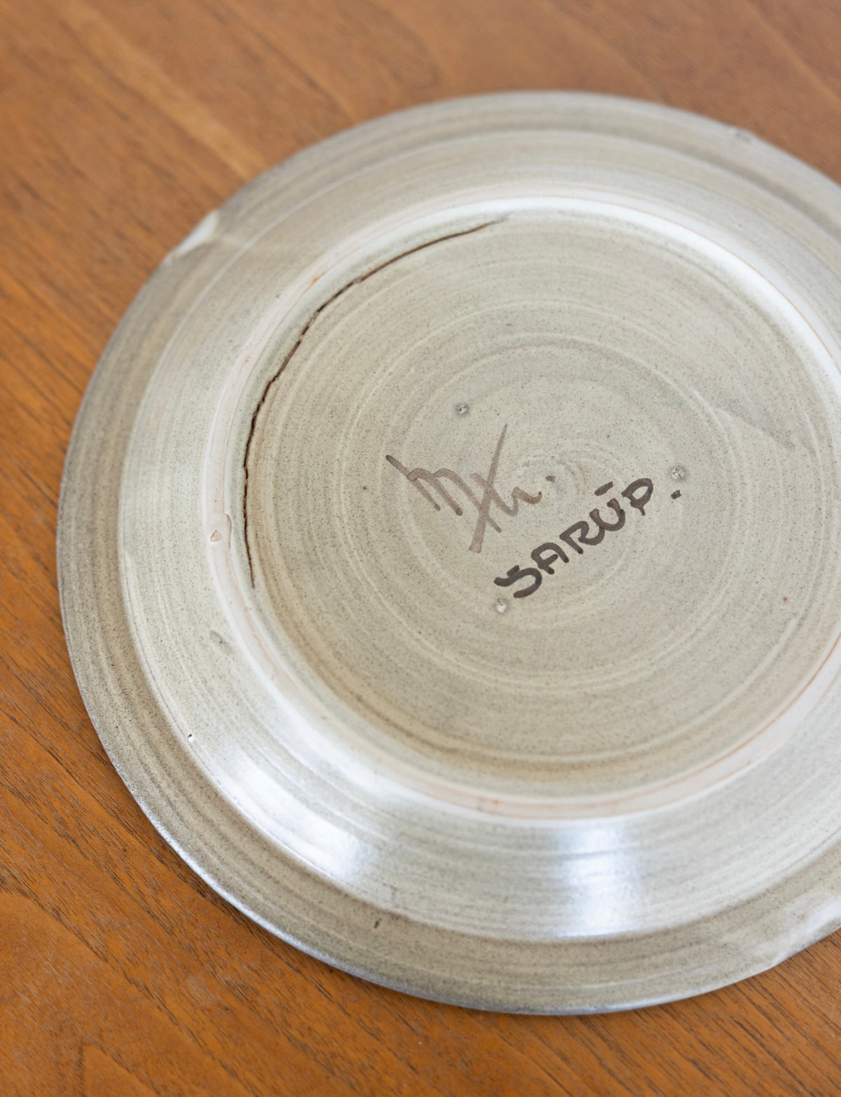 Danish folk art plate