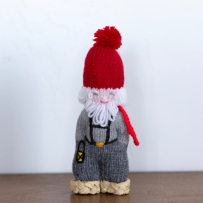 Hand knit folk Santa