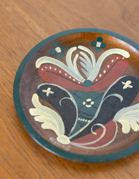 Norwegian rosemaling plate