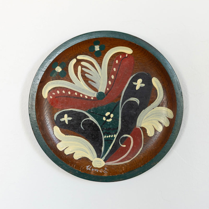 Norwegian rosemaling plate