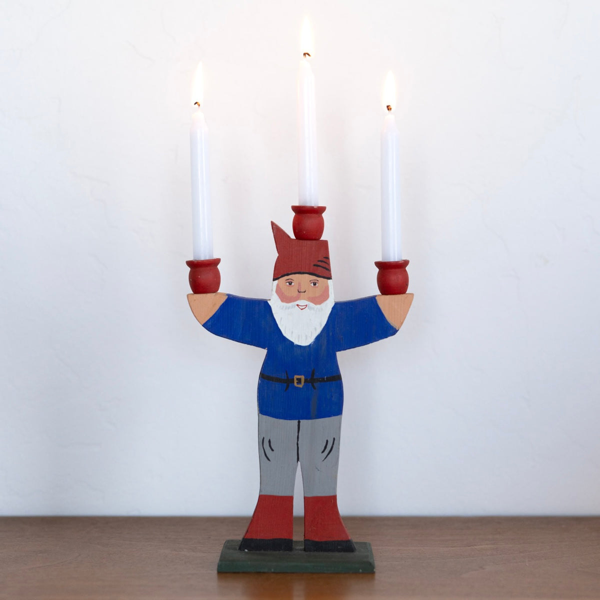 Nordic Santa candle holder no. 2