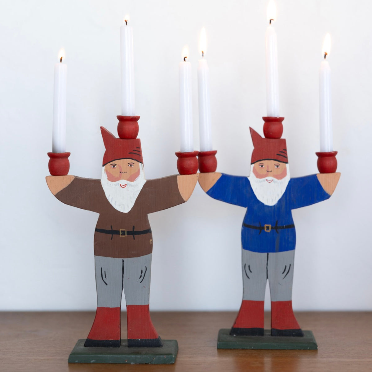 Nordic Santa candle holder no. 2