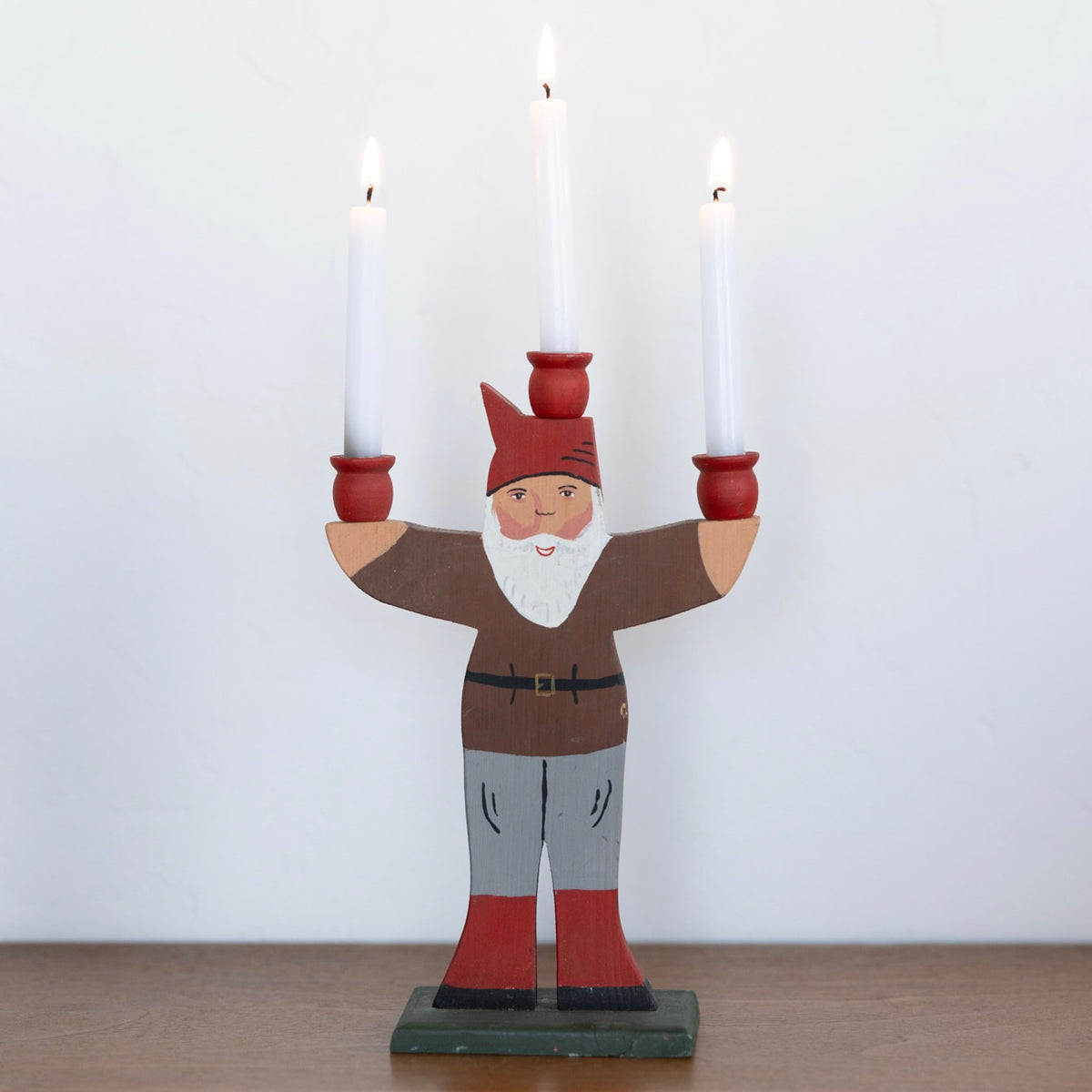 Nordic Santa candle holder no. 1