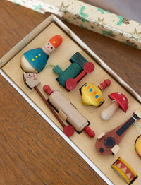 1970's Erzebirge ornament set