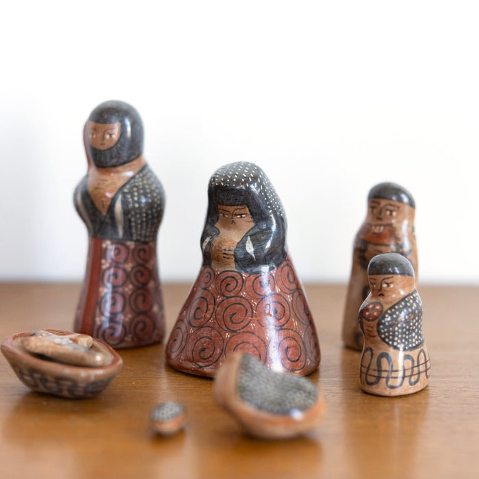 Mexican pottery nativity no. 1