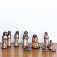 Mexican pottery nativity no. 3
