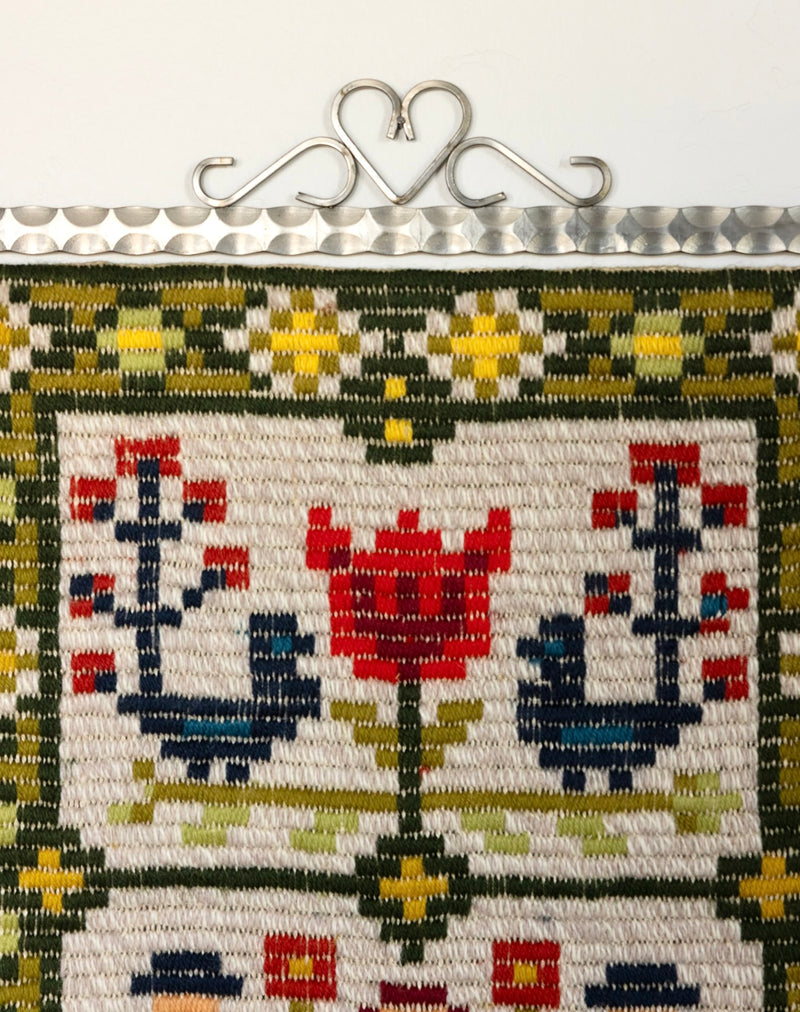 Swedish folk wall tapestry