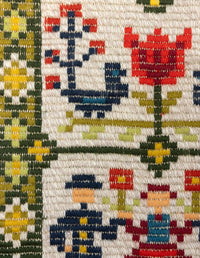 Swedish folk wall tapestry