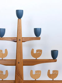 Scandinavian bird candelabra
